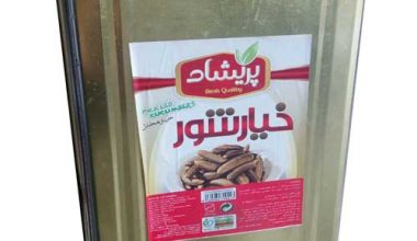 خیارشور سوپر ویژه حلبی 17 کیلویی پریشاد