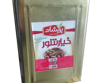 خیارشور سوپر ویژه حلبی 17 کیلویی پریشاد